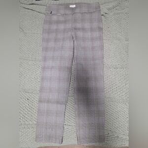 Classic Gray Checkered Men's Dress Pants